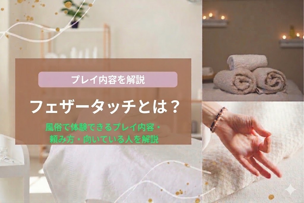 フェザータッチとは？風俗で体験できるプレイ内容・頼み方・向いている人を解説